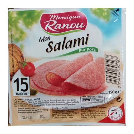 Ranou Salami Danois Pp 15T 150