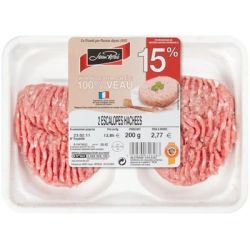 Jean Roze J.Roze Steak Hache Veau 2X100G