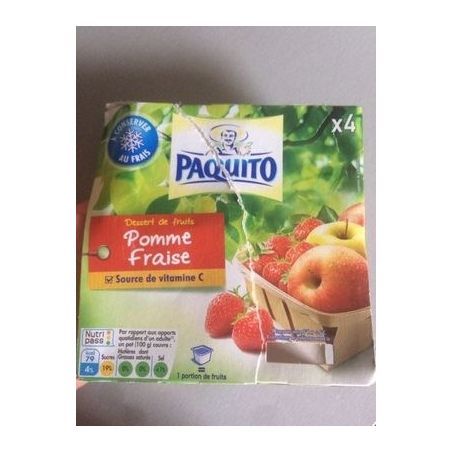 Paquito Dess Pom/Frais 4X100G