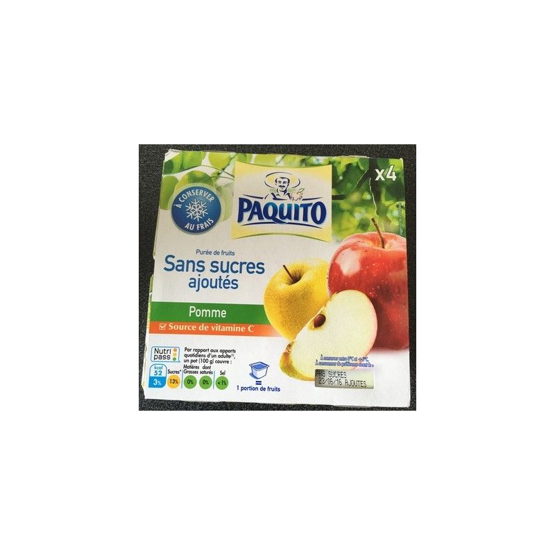 Paquito Pomme Ssa 4X100G