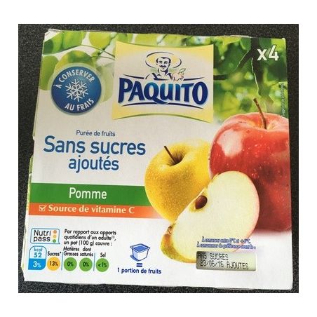 Paquito Pomme Ssa 4X100G
