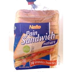 Netto Pain Sandwich Nat 550G