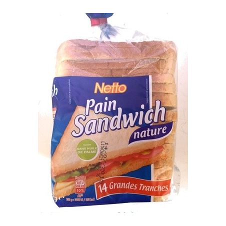 Netto Pain Sandwich Nat 550G