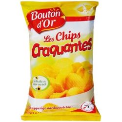Bouton Or Bout.Or Chips Craquantes 150 G