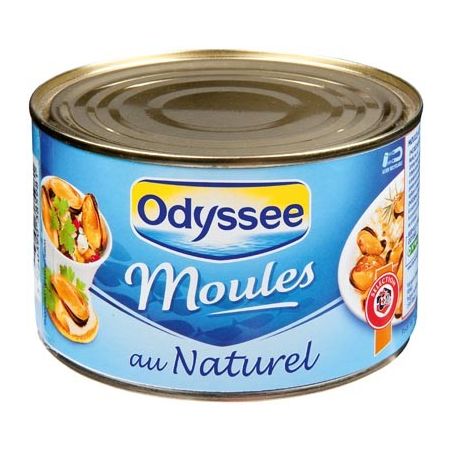 Odyssee Moules Au Naturel 250G