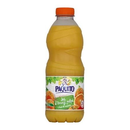 Paquito Abc Orange Pulp Pet 1L