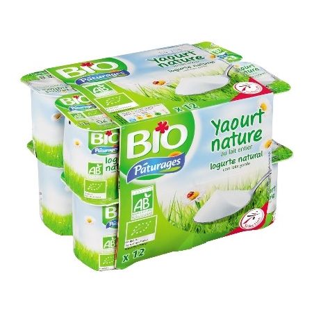 Paturages Pat Yt Biologique Nat 12X125G