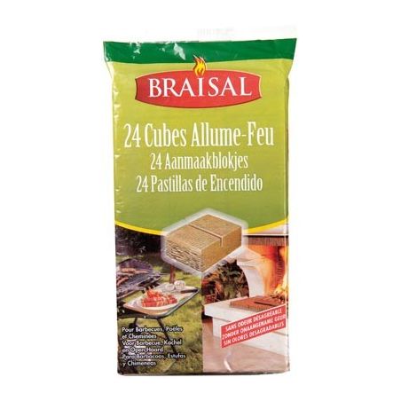 Domedia All Feu Cube Bois X24