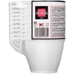 Domedia Dom Tasses Cafe 10Cl Blc