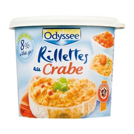 Odyssee Rillette Au Crabe 150G