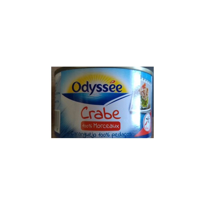Odyssee Odys Crabe 100% Morceaux 121G