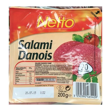 Netto Salami 20Tr 200Gr