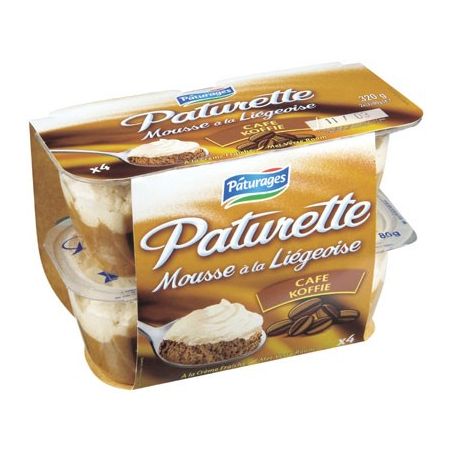 Paturages Paturet.Mousse Lieg.Choco4X80G