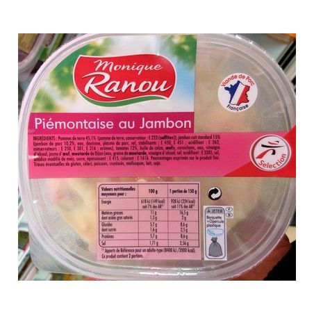 Ranou Piemontaise Au Jbon 300G