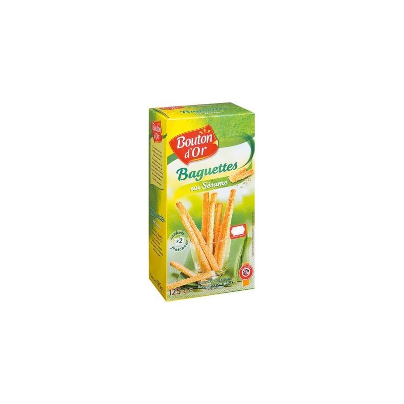 Bouton Or Baguette Sesam 125G