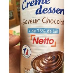Netto Creme Dessert Choco 510G
