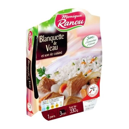 Ranou Blanquett Veau & Riz330G