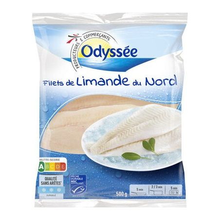 Odyssee Odysse Filet Limande Nord 500G