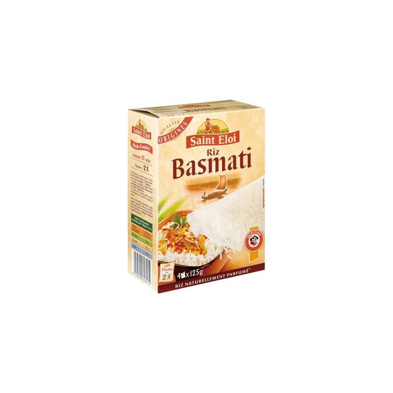 St Eloi S.Eloi Riz Basmati Etui 4X125G