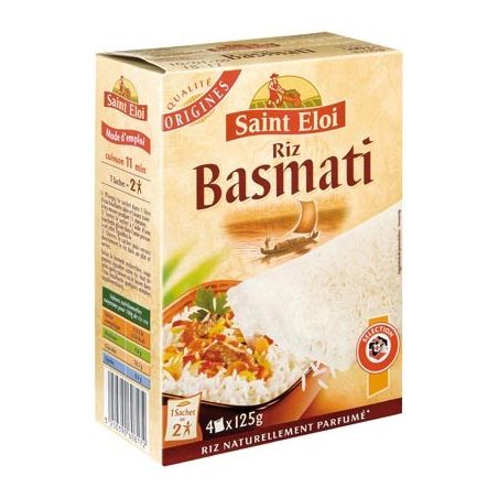 St Eloi S.Eloi Riz Basmati Etui 4X125G