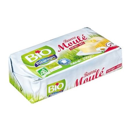 Paturages Bio Pat Beurre 1/2S Moule 250G