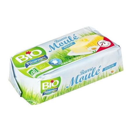 Paturages Bio Pat Beurre Doux Moule 250G