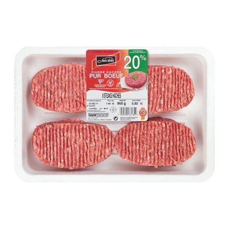Jean Roze Jroze Steak Hache 20% 8X100G