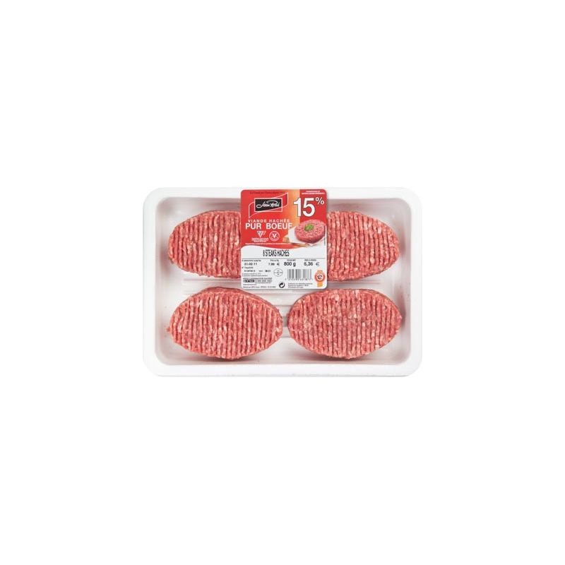 Jean Roze Jroze Steak Hache 15% 8X100G