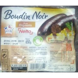 Netto Boudin Noir Oignons 650G