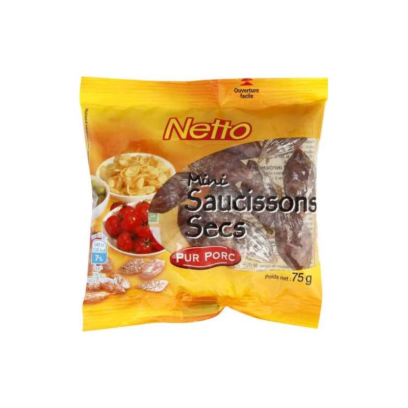 Netto Mini Saucisson Nat 75G