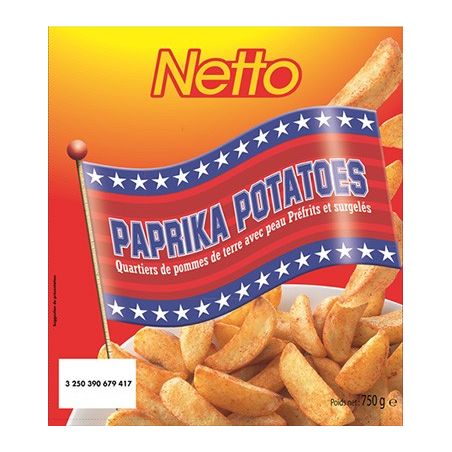 Netto Paprika Potatoes 750G