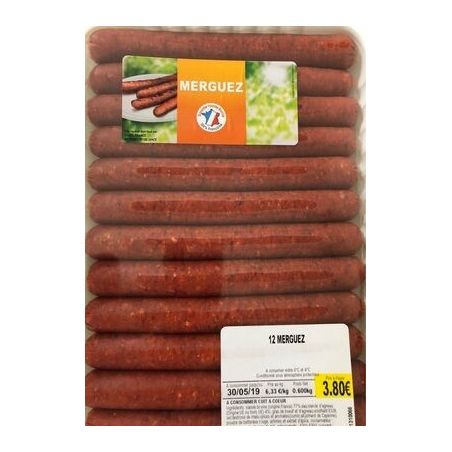 Jean Roze 12 Merguez Pf 600G