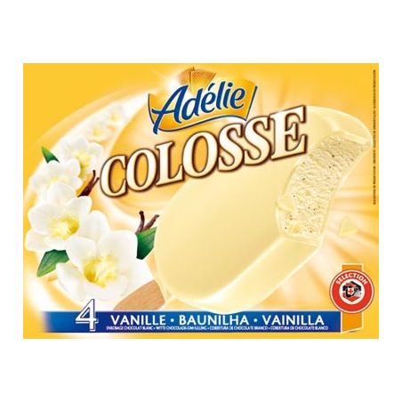 Adelie Col Choco Blanc X4 313G