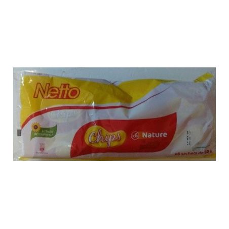 Netto Chips Nature 6 X30G