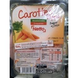 Netto Carottes Rapees 500G
