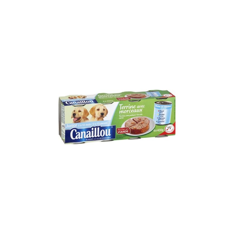 Canaillou Pate Junior 4X400G