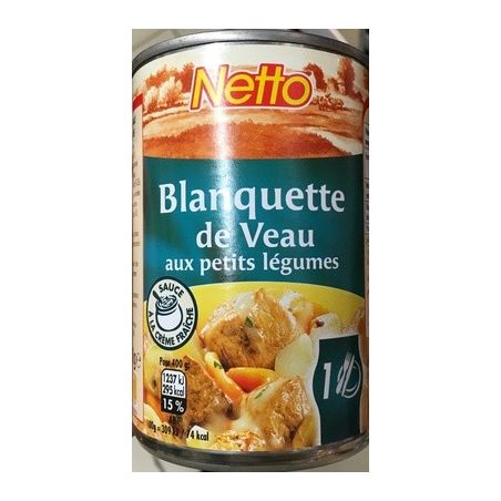 Netto Blanquette Veau 400 G