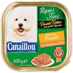 Canaillou Barquette Poulet Foie 300G