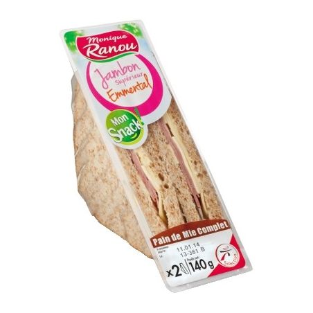 Ranou Sdw Jambon Emmental140G