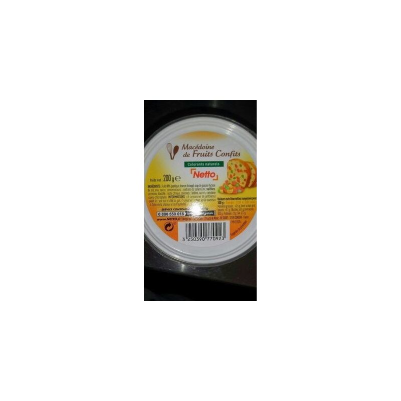 Netto Macedoine Fr.Confit 200G