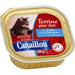 Canaillou Canail Terr.Truite Epinard100G