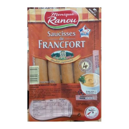 Ranou Scsse Francfort X4 235Gr