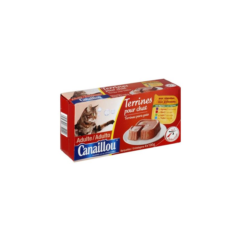 Canaillou Barq Terrine 4X100G