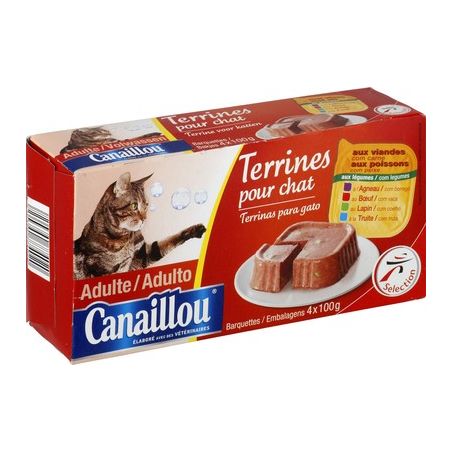 Canaillou Barq Terrine 4X100G