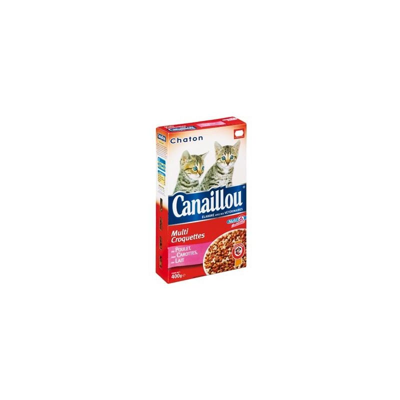 Canaillou Croquettes Pour Chaton Poulet Carottes 400G