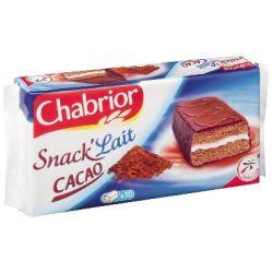Chabrior Chab 10 Snack Lait Cacao 420G