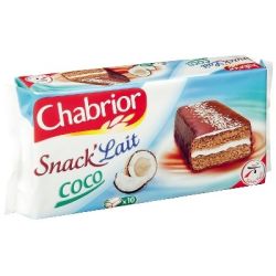 Chabrior Chab 10 Snack Lait Coco 420G