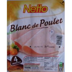 Netto Blanc Poulet 4Tr 180G
