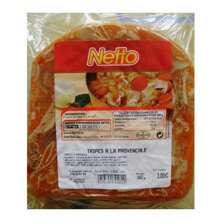 Netto Tripe Provencale 500G