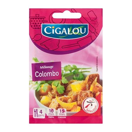 Cigalou Mel.Poulet Colombo 25G